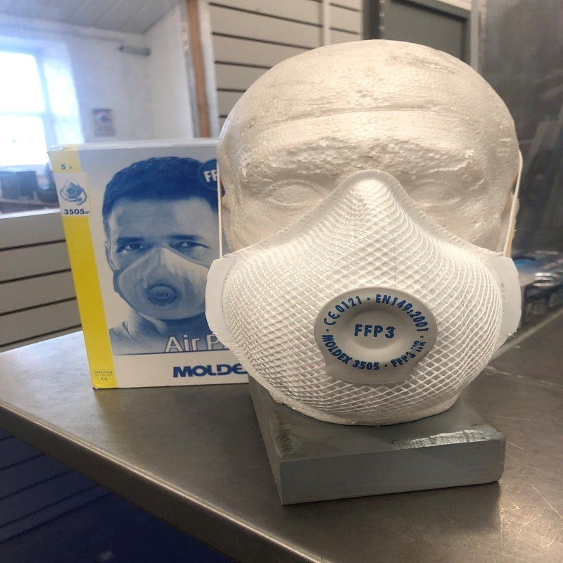 Moldex Air Plus FFP3 R D Ventex Valve Reusable Mask (Pack of 5)