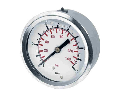 Water Pressure Gauge rear entry 0-400 bar