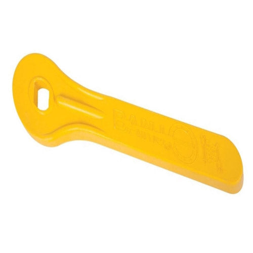 Yellow ball valve handle