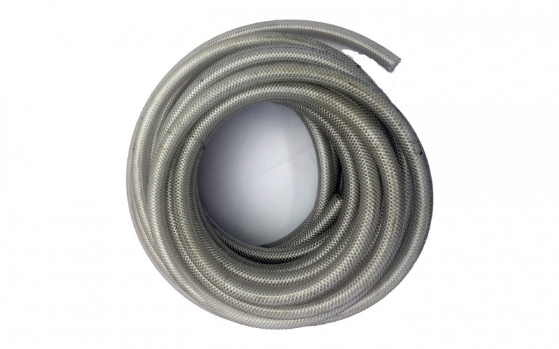 1/2 inch pvc clear braided water delivery hose x 30mtrs