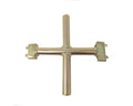 Bi-Peg security manhole cover key