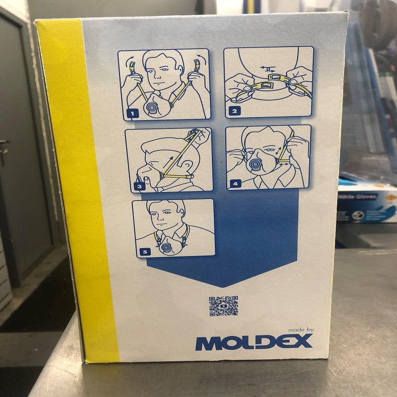 Moldex Air Plus FFP3 R D Ventex Valve Reusable Mask (Pack of 5)