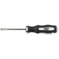 'POUND THRU' PLAIN SLOT SOFT GRIP SCREWDRIVER, 5.5 X 75MM