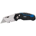 FOLDING TRIMMING KNIFE WITH BLADE STORAGE AND X 3 BLADES