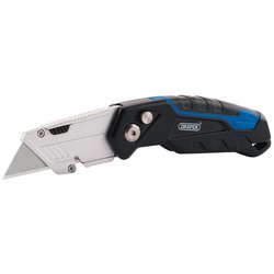 FOLDING TRIMMING KNIFE WITH BLADE STORAGE AND X 3 BLADES