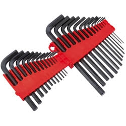 Metric/imperial hexagon key set (25 piece)