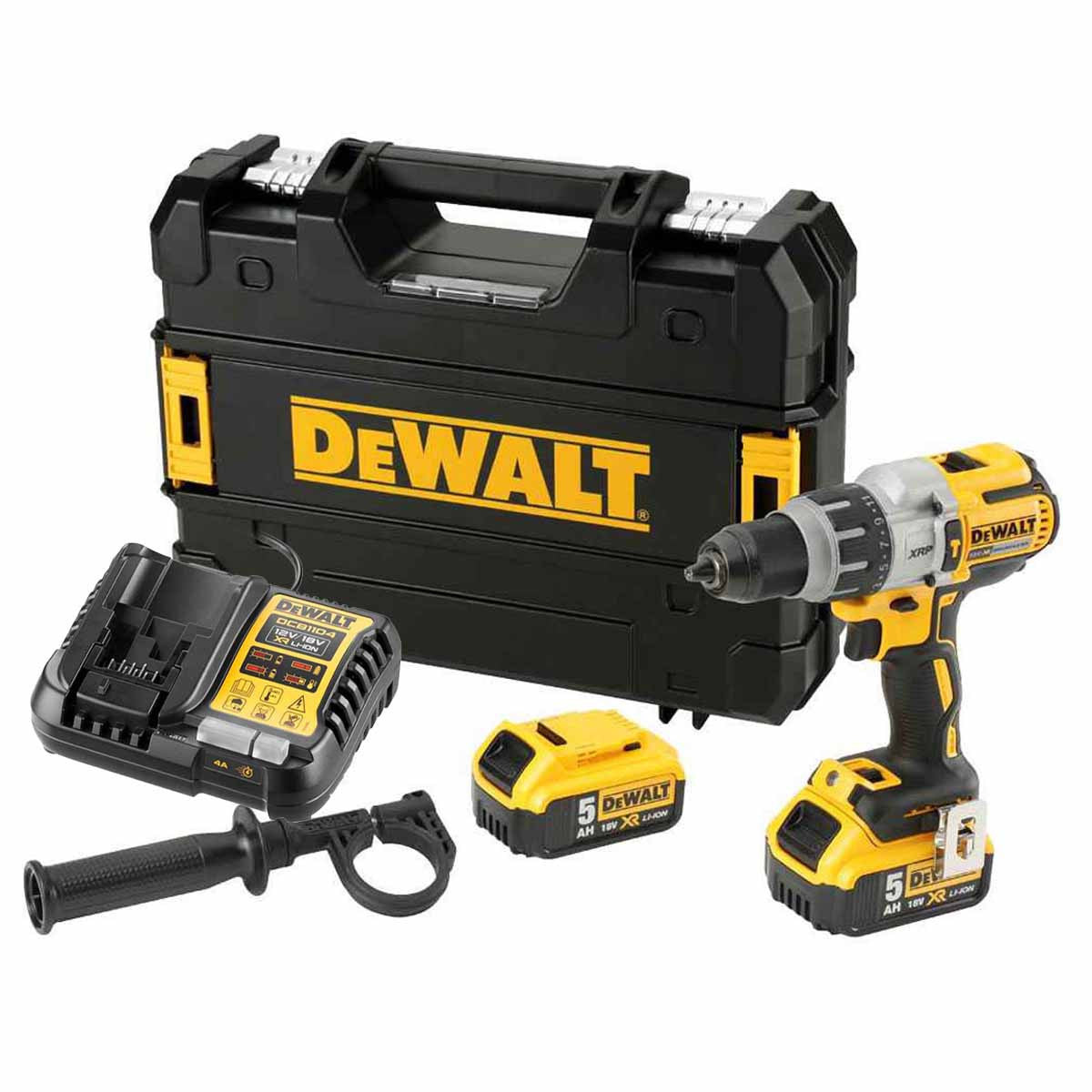 DEWALT DRILL C/W 2X 5AH BATTERIES